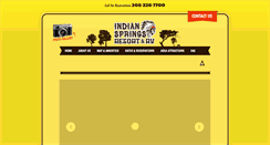 Desktop Screenshot of indianspringsresortandrv.com